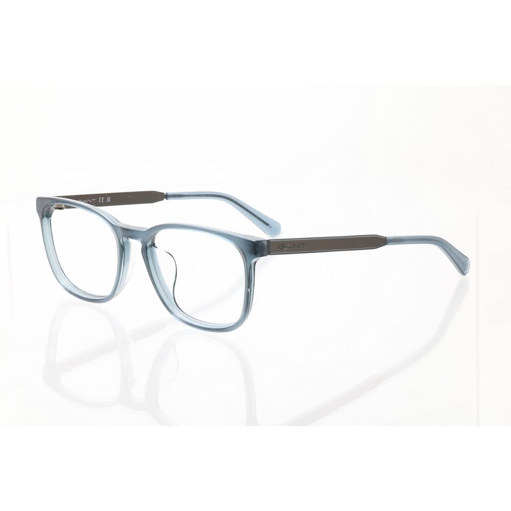 Gant Light Blue Transparent Frame Glasses with Silver Temples